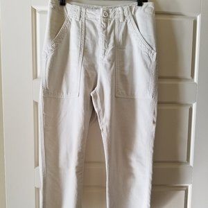 ZARA High Waist Twill Pants